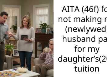 AITA (46f) for not making my (newlywed) husband pay for my daughter’s(20f) tuition