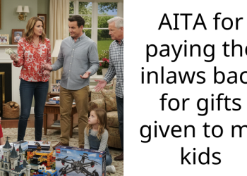 AITA for paying the inlaws back for gifts given to my kids