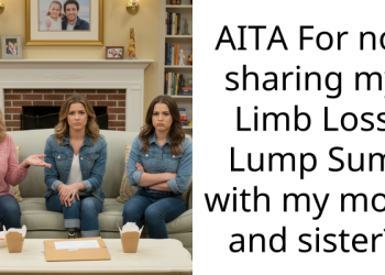 AITA For not sharing my Limb Loss Lump Sum with my mom and sister?