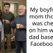 My boyfriend’s mom thought I was cheating on him with my dad based off a Facebook post