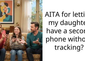 AITA for letting my daughter have a second phone without tracking?