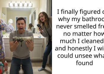 I finally figured out why my bathroom never smelled fresh no matter how much I cleaned it and honestly I wish I could unsee what I found