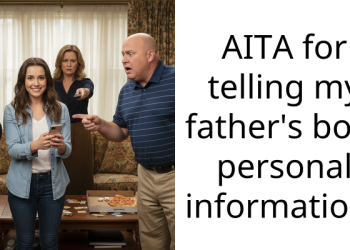 AITA for telling my father’s boss personal information?