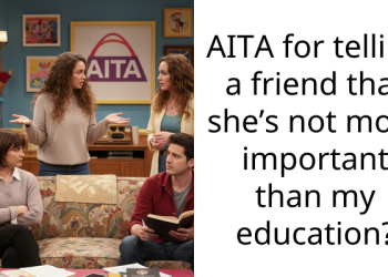 AITA for telling a friend that she’s not more important than my education?