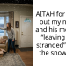 AITAH for kicking out my now ex and his mom and “leaving them stranded” before the snowstorm