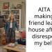 AITA for making my friend leave my house after she disrespected my beliefs?