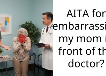 AITA for embarra*sing my mom in front of the doctor?