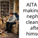 AITA for making my nephew clean up after himself?