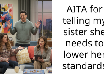 AITA for telling my sister she needs to lower her standards