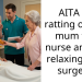 AITA for ratting out my mum to a nurse and not relaxing after surgery?