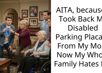 AITA, because I Took Back My Disabled Parking Placard From My Mom Now My Whole Family Hates Me