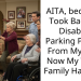 AITA, because I Took Back My Disabled Parking Placard From My Mom Now My Whole Family Hates Me