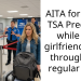 AITA for using TSA Precheck while my girlfriend went through the regular line?