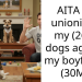 AITA for unionizing my (26M) dogs against my boyfriend (30M)?