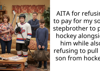AITA for refusing to pay for my son’s stepbrother to play hockey alongside him while also refusing to pull my son from hockey?