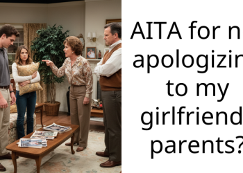 AITA for not apologizing to my girlfriends parents?