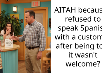 AITAH because I refused to speak Spanish with a customer after being told it wasn’t welcome?
