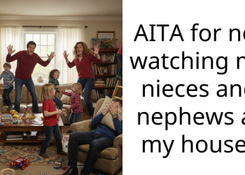 AITA for not watching my nieces and nephews at my house?