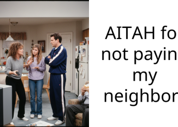 AITAH for not paying my neighbor?