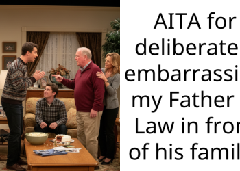 AITA for deliberately embarra*sing my Father in Law in front of his family?