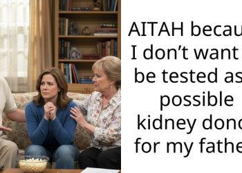 AITAH because I don’t want to be tested as a possible kidney donor for my father.