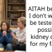 AITAH because I don’t want to be tested as a possible kidney donor for my father.