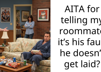 AITA for telling my roommate it’s his fault he doesn’t get laid?