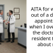 AITA for walking out of a doctor’s appointment when I overheard the doctor and resident talking about me?