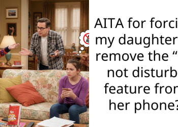 AITA for forcing my daughter to remove the “do not disturb” feature from her phone?