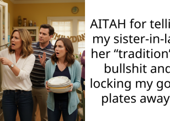 AITAH for telling my sister-in-law her “tradition” is bullshit and locking my good plates away?