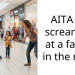 AITA for screaming at a family in the mall?