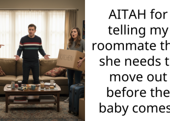AITAH for telling my roommate that she needs to move out before the baby comes?