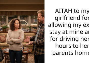 AITAH to my girlfriend for allowing my ex to stay at mine and for driving her 7 hours to her parents home.