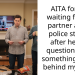 AITA for not waiting for my partner at the police station after he was questioned for something he did behind my back?