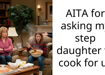 AITA for asking my step daughter to cook for us