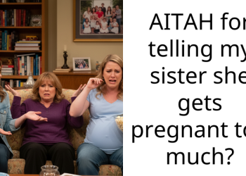 AITAH for telling my sister she gets pregnant too much?