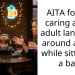 AITA for not caring about adult language around a child while sitting at a bar?