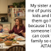 My sister accused me of punishing her kids and letting them go hungry because I told her if someone like me can cook for my family so can she AITAH?