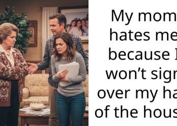 My mom hates me because I won’t sign over my half of the house.