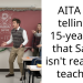 AITA for telling a 15-year old that Santa isn’t real as a teacher?