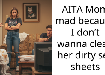 AITA Mom mad because I don’t wanna clean her dirty s*x sheets
