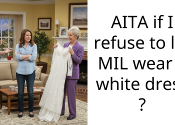 AITA if I refuse to let MIL wear a white dress ?