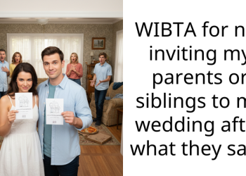 WIBTA for not inviting my parents or siblings to my wedding after what they said.
