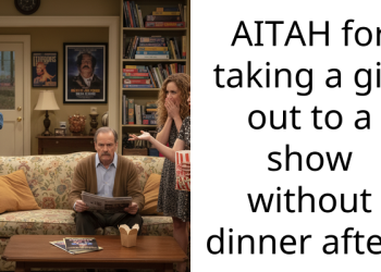 AITAH for taking a girl out to a show without dinner after?