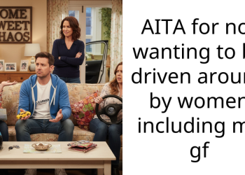 AITA for not wanting to be driven around by women including my gf