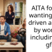 AITA for not wanting to be driven around by women including my gf