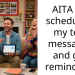 AITA for scheduling my text messages and gift reminders?