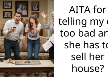 AITA for telling my ex too bad and she has to sell her house?