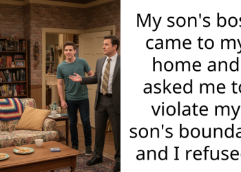 My son’s boss came to my home and asked me to v***ate my son’s boundary and I refused.