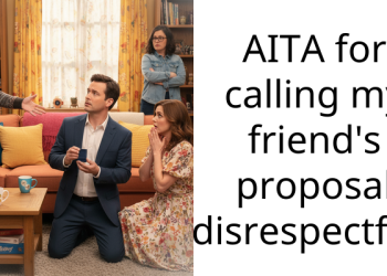 AITA for calling my friend’s proposal disrespectful?